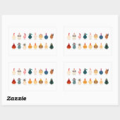 Niedliches Huhn Rechteckiger Aufkleber (Blatt)