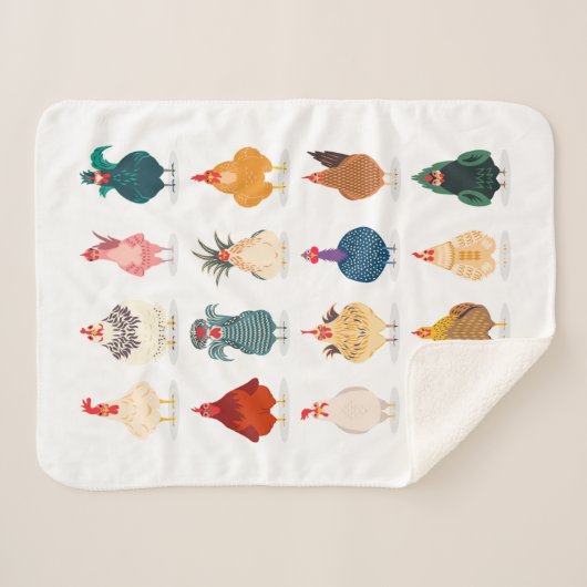 Niedliches Huhn Sherpadecke (Vorderseite (Horizontal))