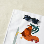 Niedliches Huhn Strandtuch (Beispiel)