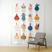 Niedliches Huhn Wandteppich (Beispiel)