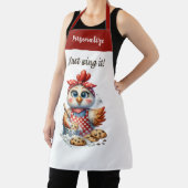 Niedliches Hühnchen Backkost Koch Zitat Schürze (InSitu)