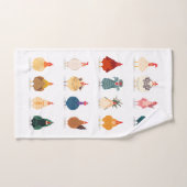 Niedliches Hühnchen Badhandtuch Set (Handtuch)