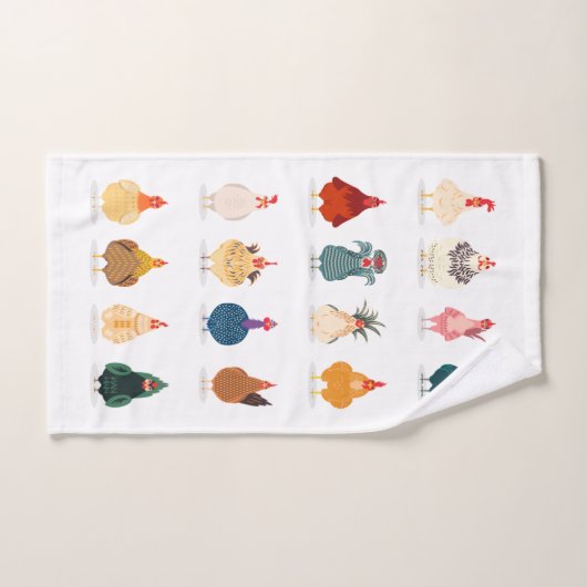  Niedliches Hühnchen Badhandtuch Set (Handtuch)