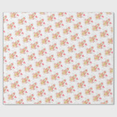 Niedliches Hühnchen in Liebe Geschenkpapier (Flach)