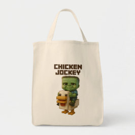 Niedliches Hühnchen Jockey Tote Baby Reiten eines  Tragetasche