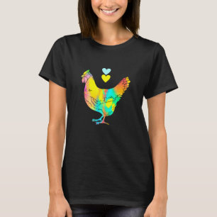 Niedliches Hühnchen Lover Bauer Haustier I Liebe H T-Shirt