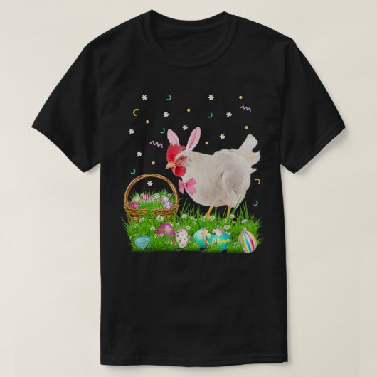 Niedliches Hühnchen Ostertag Bunny Egg Osterkostüm T-Shirt (Design vorne)