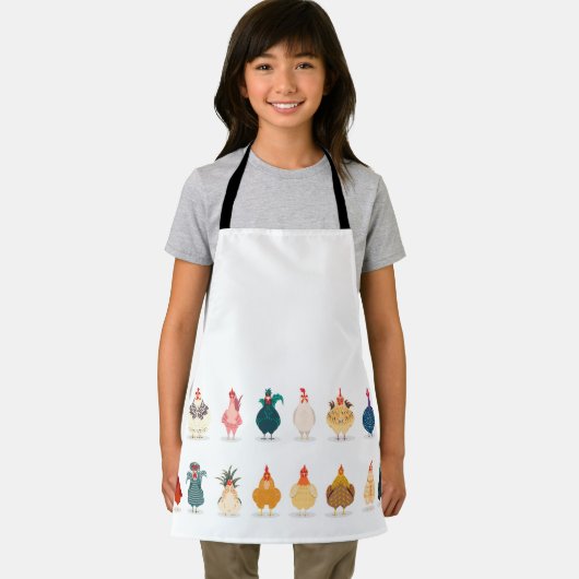  Niedliches Hühnchen Schürze (Insitu)