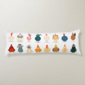  Niedliches Hühnchen Seitenschläferkissen (Rückseite)