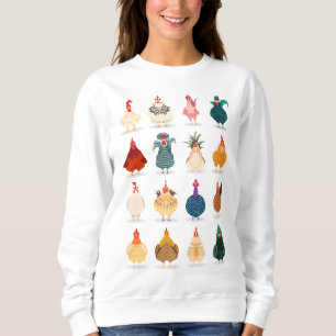 Niedliches Hühnchen Sweatshirt