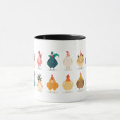 Niedliches Hühnchen Tasse (Zentrum)
