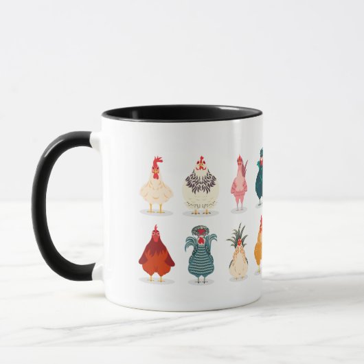 Niedliches Hühnchen Tasse (Links)