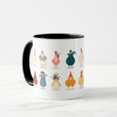 Niedliches Hühnchen Tasse (Vorderseite Links)