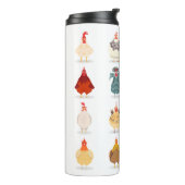 Niedliches Hühnchen Thermosbecher (Nach links gedreht)