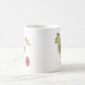 Niedliches Hühnchen und das Ei Kaffeetasse (Mittel)