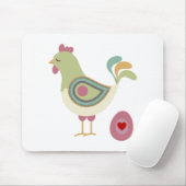 Niedliches Hühnchen und das Ei Mousepad (Mit Mouse)