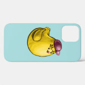 Niedliches Hühnerdesign - Funny Yellow Chick Oster Case-Mate iPhone Hülle (Rückseite (Horizontal))