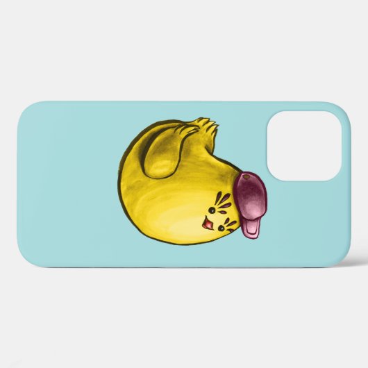 Niedliches Hühnerdesign - Funny Yellow Chick Oster Case-Mate iPhone Hülle (Rückseite (Horizontal))