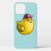 Niedliches Hühnerdesign - Funny Yellow Chick Oster Case-Mate iPhone Hülle (Rückseite)