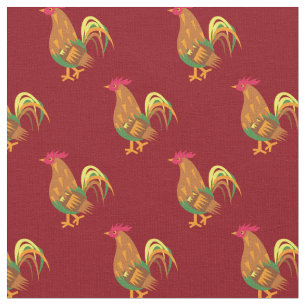 Niedliches Hühnerrooster Kids Baby Kinderzimmer Re Stoff