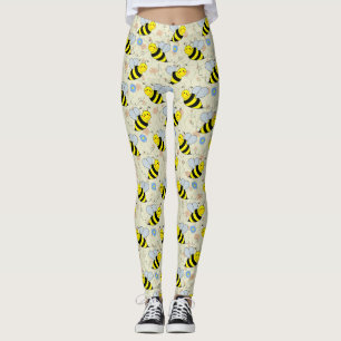 Niedliches Hummel-Bienen-Muster Leggings