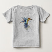 Niedliches Hummingbird Baby T - Shirt (Rückseite)