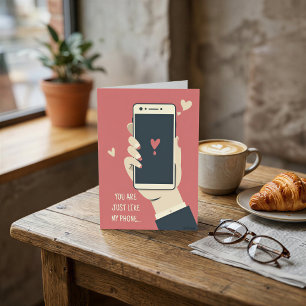 Niedliches Humorales Zitat Moderner Valentinstag Karte