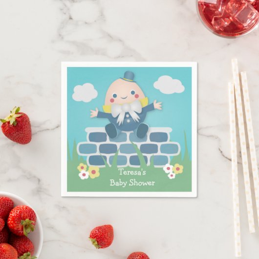 Niedliches Humpty Dumpty Baby Duschpapier Napkins Serviette (Beispiel)