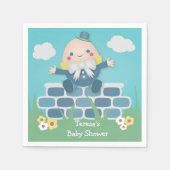 Niedliches Humpty Dumpty Baby Duschpapier Napkins Serviette (Vorderseite)