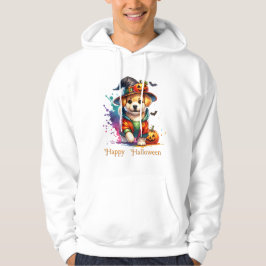 Niedliches Hund-Halloween-Party 2 Hoodie