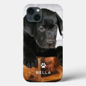Niedliches Hund- oder Katzen-Foto mit Paw Print un Case-Mate iPhone Hülle (Rückseite)