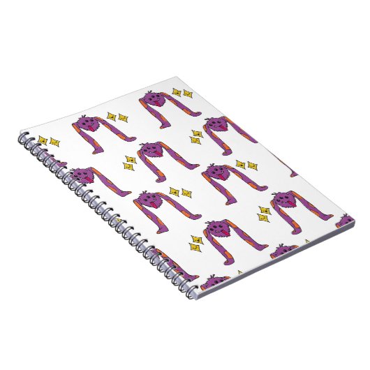 Niedliches Hündchenmonster Notizblock (Rechte Seite)