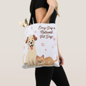 Niedliches Hunde- und Katzen-Design für Tierliebha Tasche (Von Nahem)