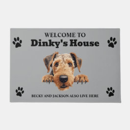 Niedliches Hundebüt-Foto Fußmatte