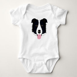 Niedliches Hundedesign. Babykarosserieanzug Baby Strampler