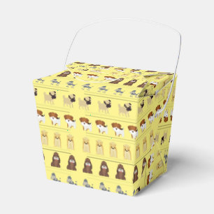 niedliches Hundedesign für Hundefreunde - gelb Geschenkschachtel