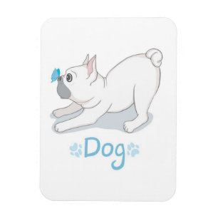 Niedliches Hundegeschenk   Witziger Hund mit Schme Magnet