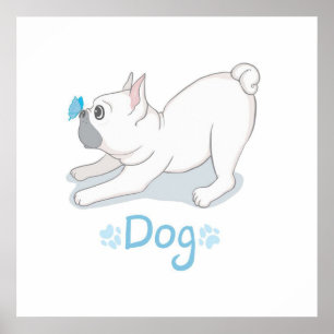 Niedliches Hundegeschenk   Witziger Hund mit Schme Poster