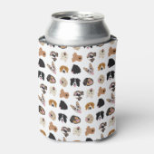 Niedliches Hundegesichtsbild Dosenkühler (Kanne Vorderseite)