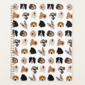 Niedliches Hundegesichtsbild Planer (Vorderseite)