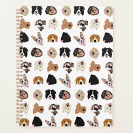 Niedliches Hundegesichtsbild Planer