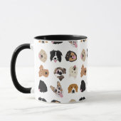 Niedliches Hundegesichtsbild Tasse (Links)