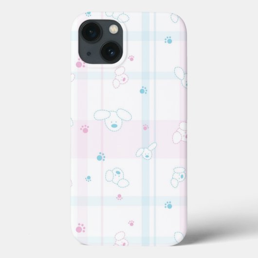 Niedliches Hundemuster Case-Mate iPhone Hülle (Rückseite)