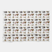 Niedliches Hundemuster Handtuch (Horizontal)