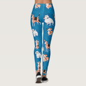 Niedliches Hundemuster Leggings (Rückseite)