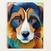 Niedliches Hundeportrait nah Planer (Vorderseite)