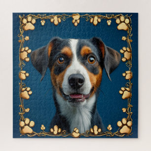 Niedliches Hundeportrait Puzzle