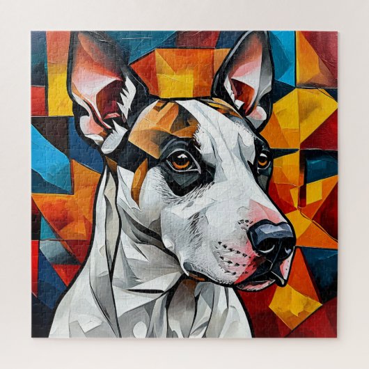Niedliches Hundeportrait Puzzle (Vertikal)