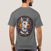 Niedliches Hundeportrait T-Shirt (Rückseite)