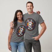Niedliches Hundeportrait T-Shirt (Unisex)